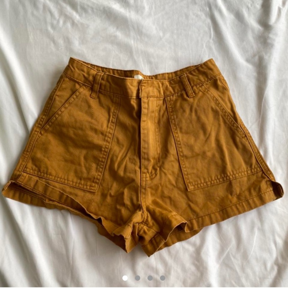 F21 Burnt Orange Highwaisted Shorts
